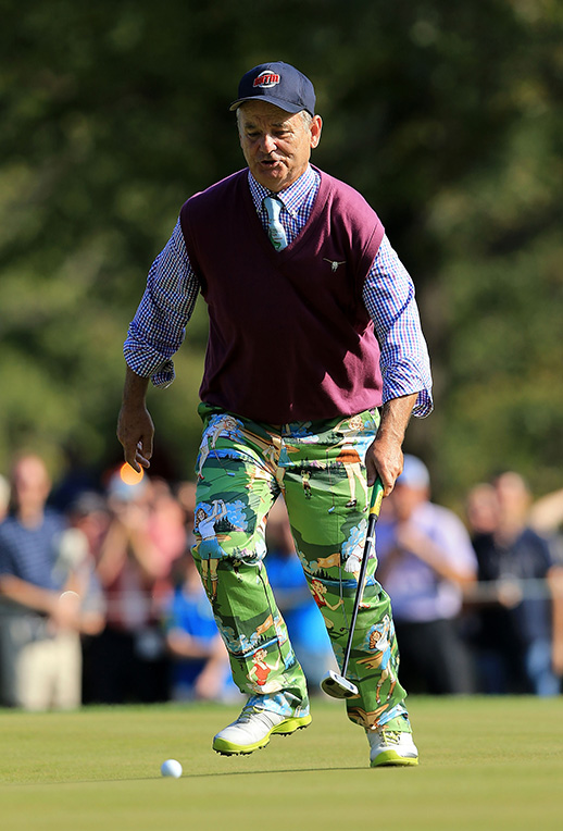 Bill Murray's newest pair of outrageous golf pants have Ellen