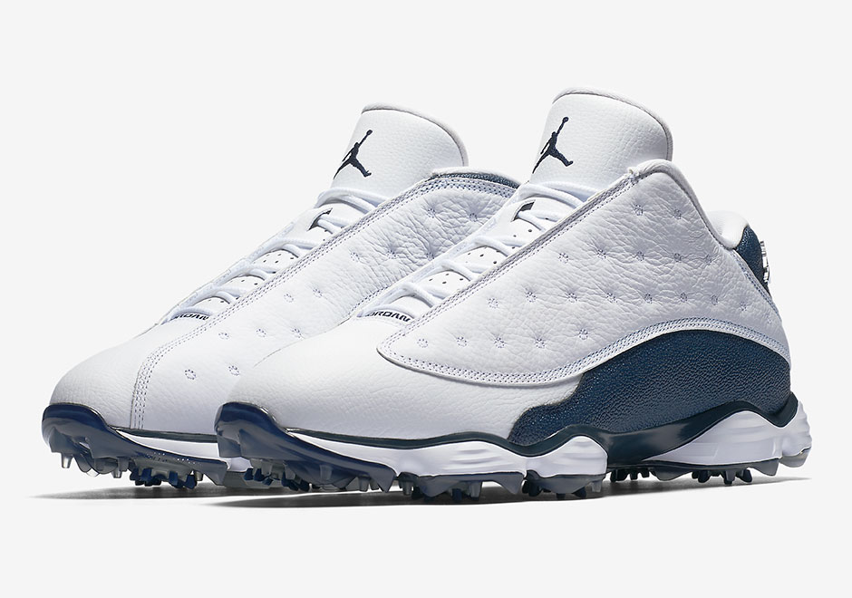 Early look at the navy Air Jordan 13 golf shoes | Golf Equipment
