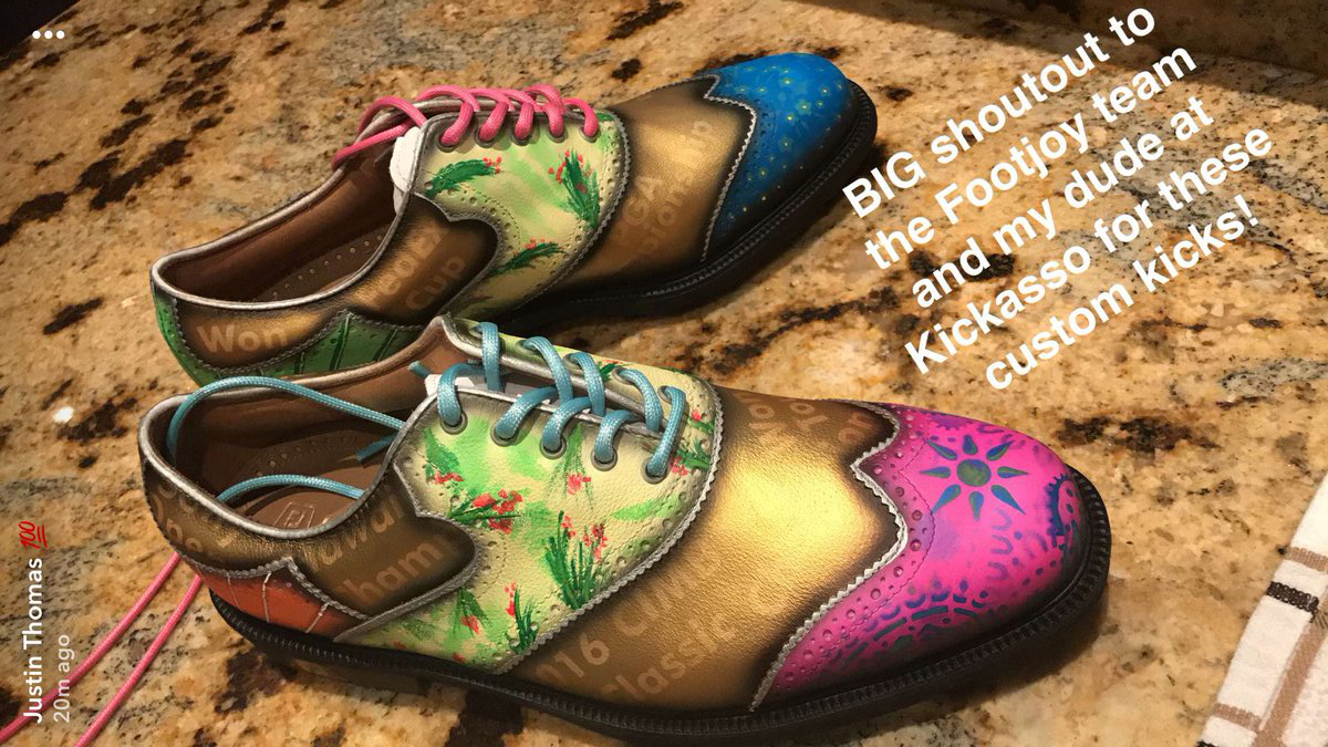 More images of Justin Thomas' crazy-cool Player of the Year shoes | Golf  Equipment: Clubs, Balls, Bags | Golf Digest