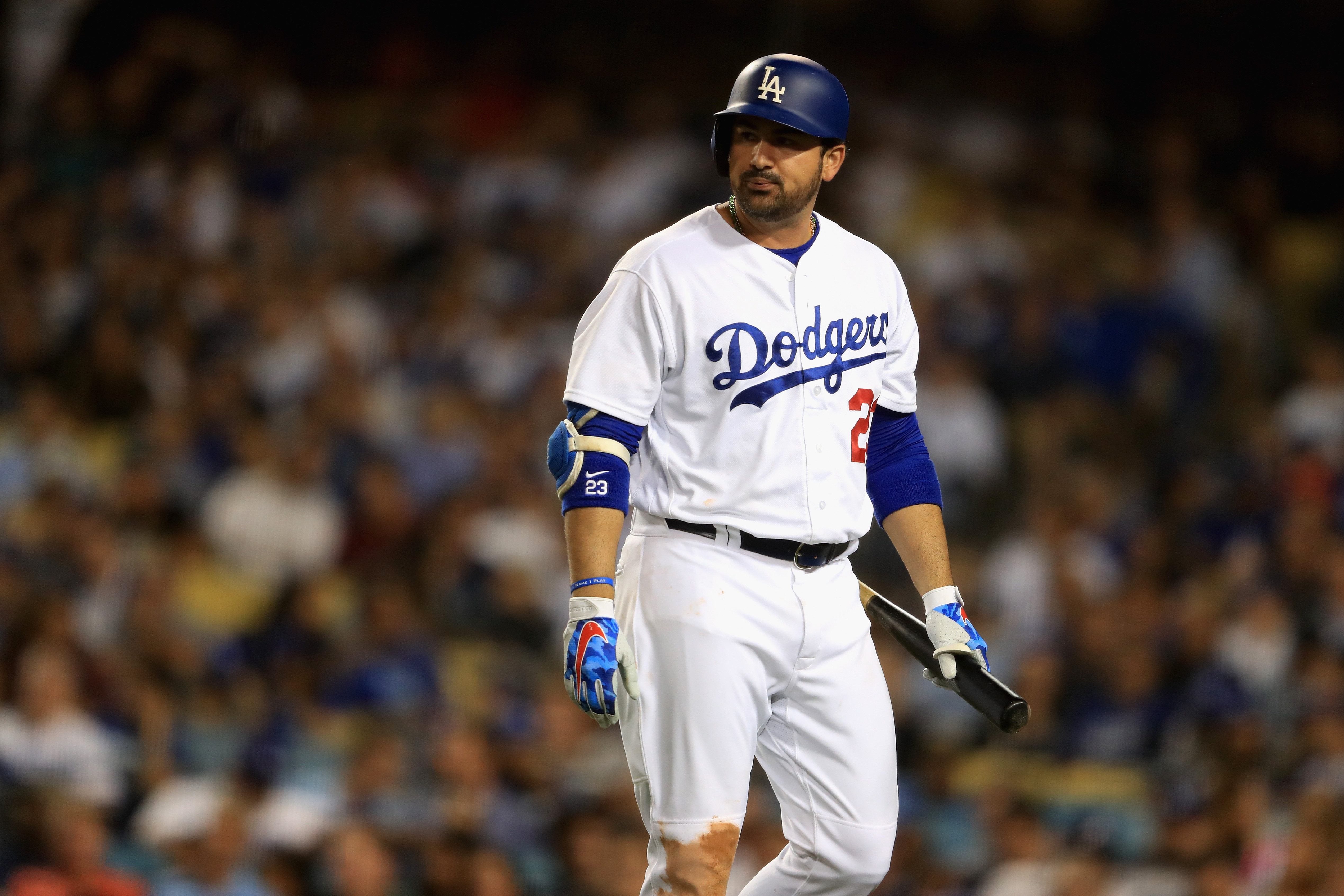 Adrian Gonzalez, who has never been to a World Series, skips World