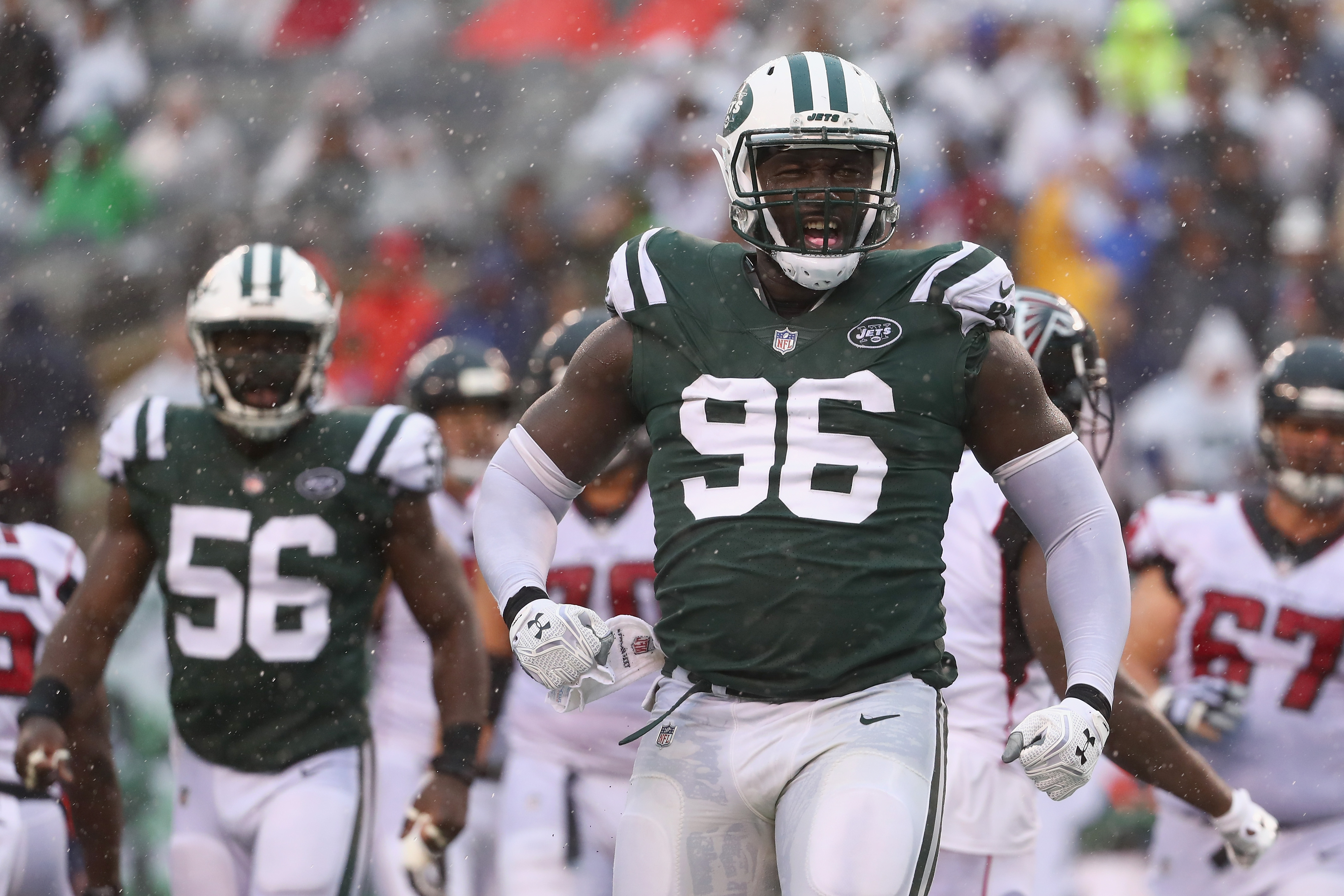 Muhammad Wilkerson's mom called into a radio show to defend her son against  rat Jets beat reporter, This is the Loop