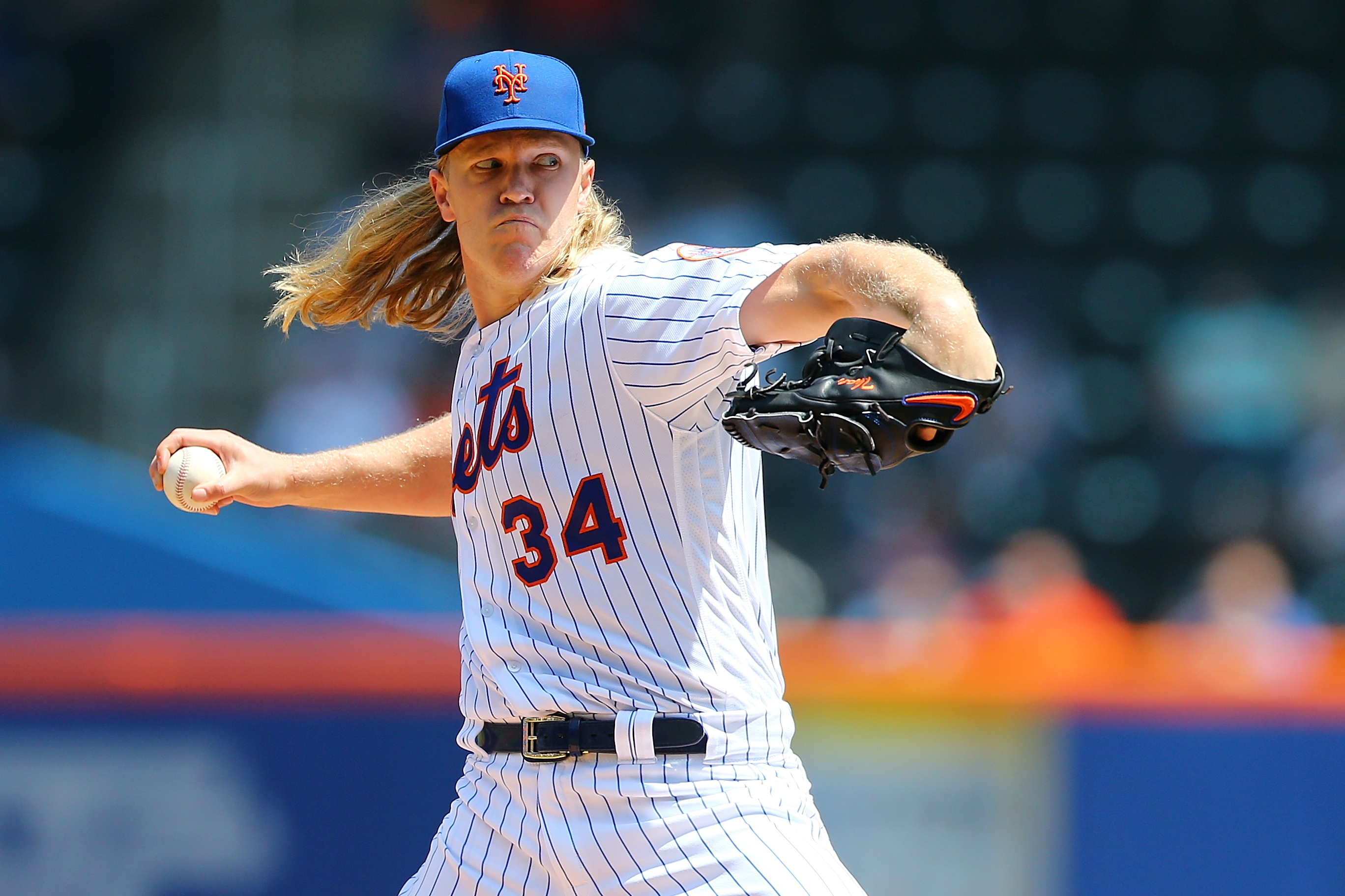 Mets fan pays off debt to Noah Syndergaard by dying his hair blond