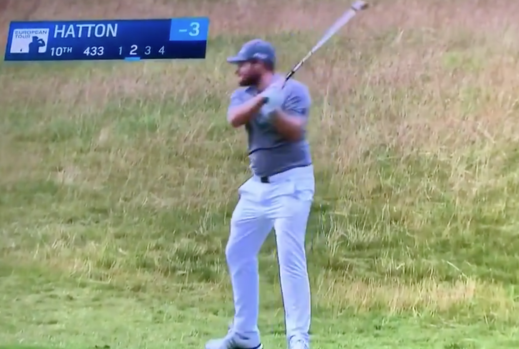 Put this Tyrrell Hatton club throw directly into the club throw Hall of  Fame | This is the Loop | Golf Digest
