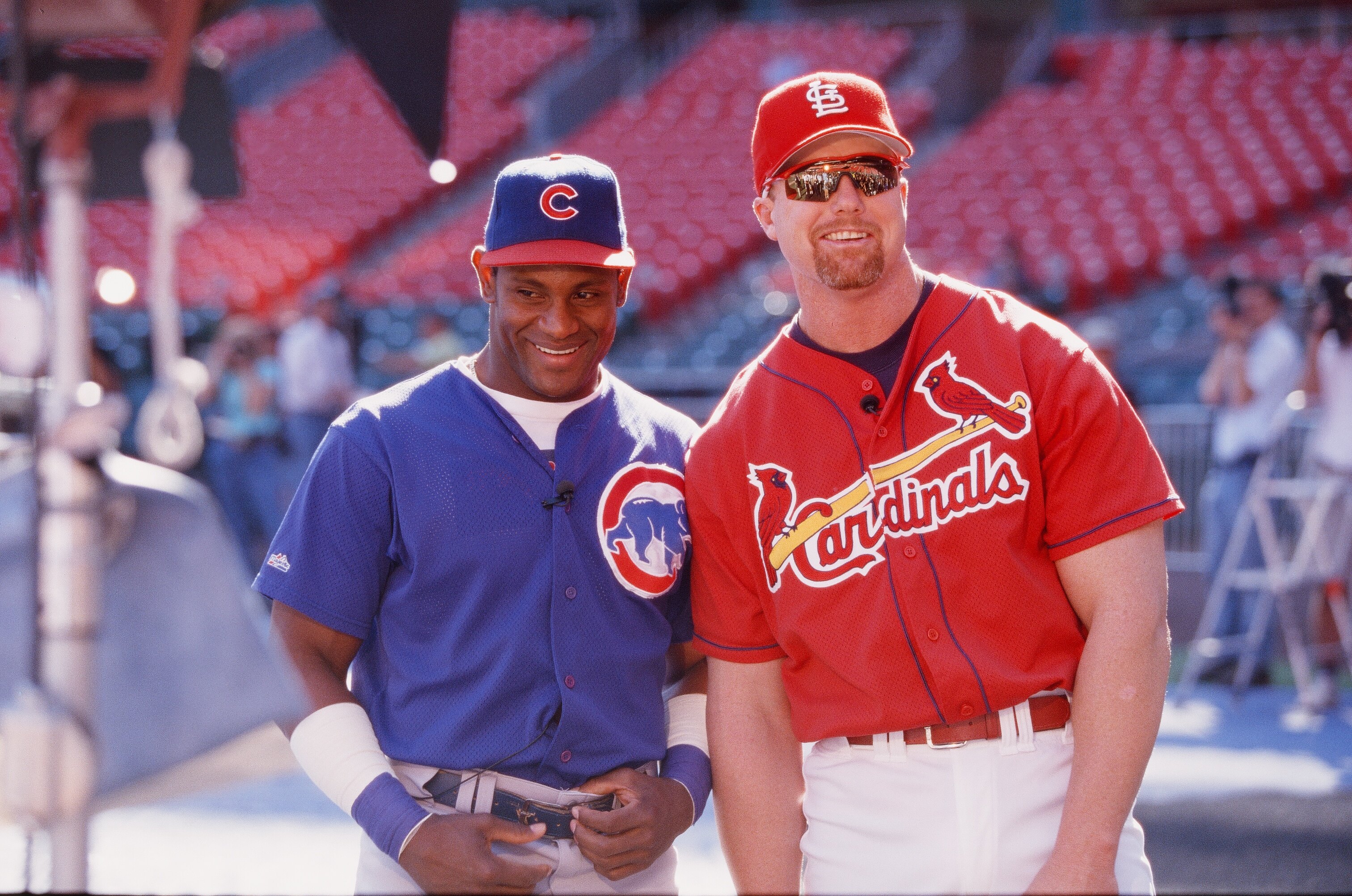Sammy Sosa and Michael Jordan, two of the biggest names in sports