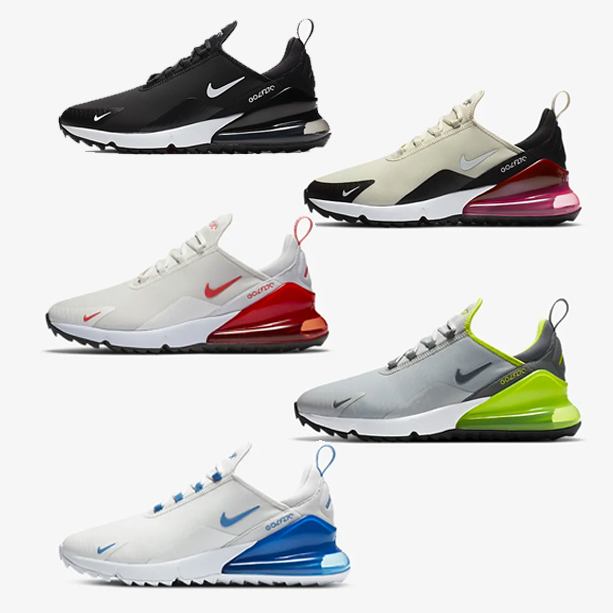 The Nike Air Max 270 Golf Shoes are 