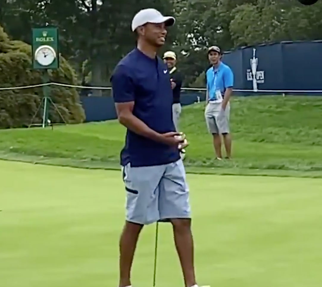 U S Open 2020 Tiger Woods Arrives Early At Winged Foot Plays Sunday Practice Round Golf News And Tour Information Golfdigest Com