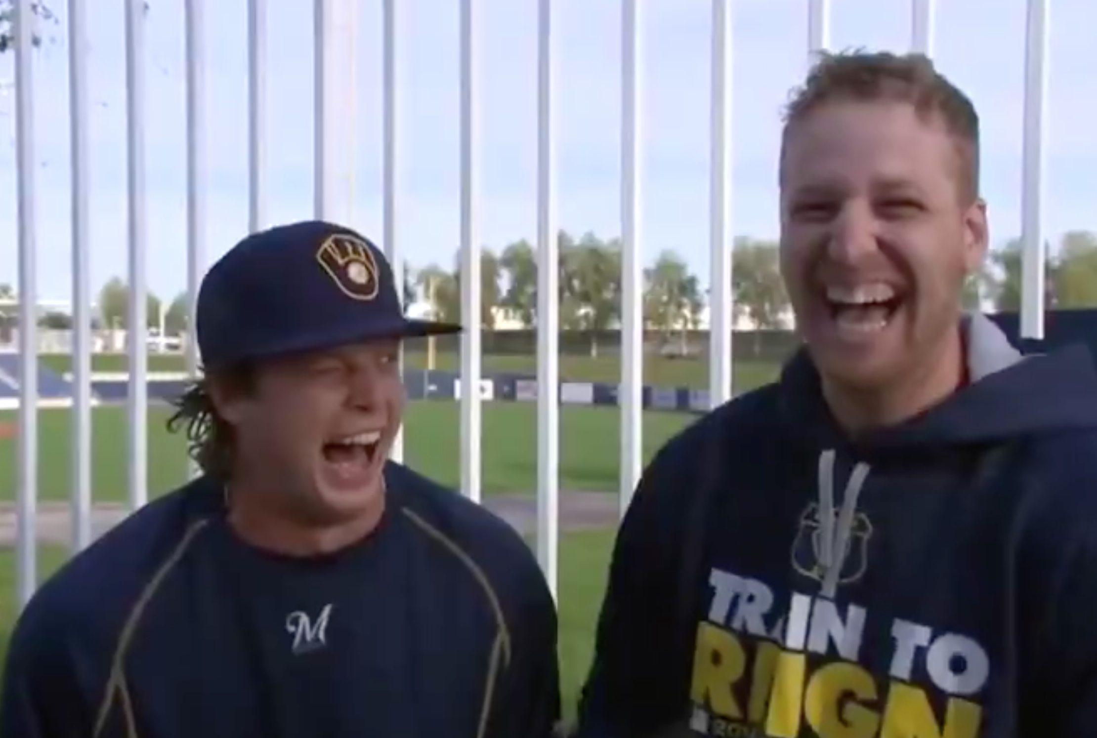 World Series hero Brett Phillips has an unbelievably funny laugh, This is  the Loop
