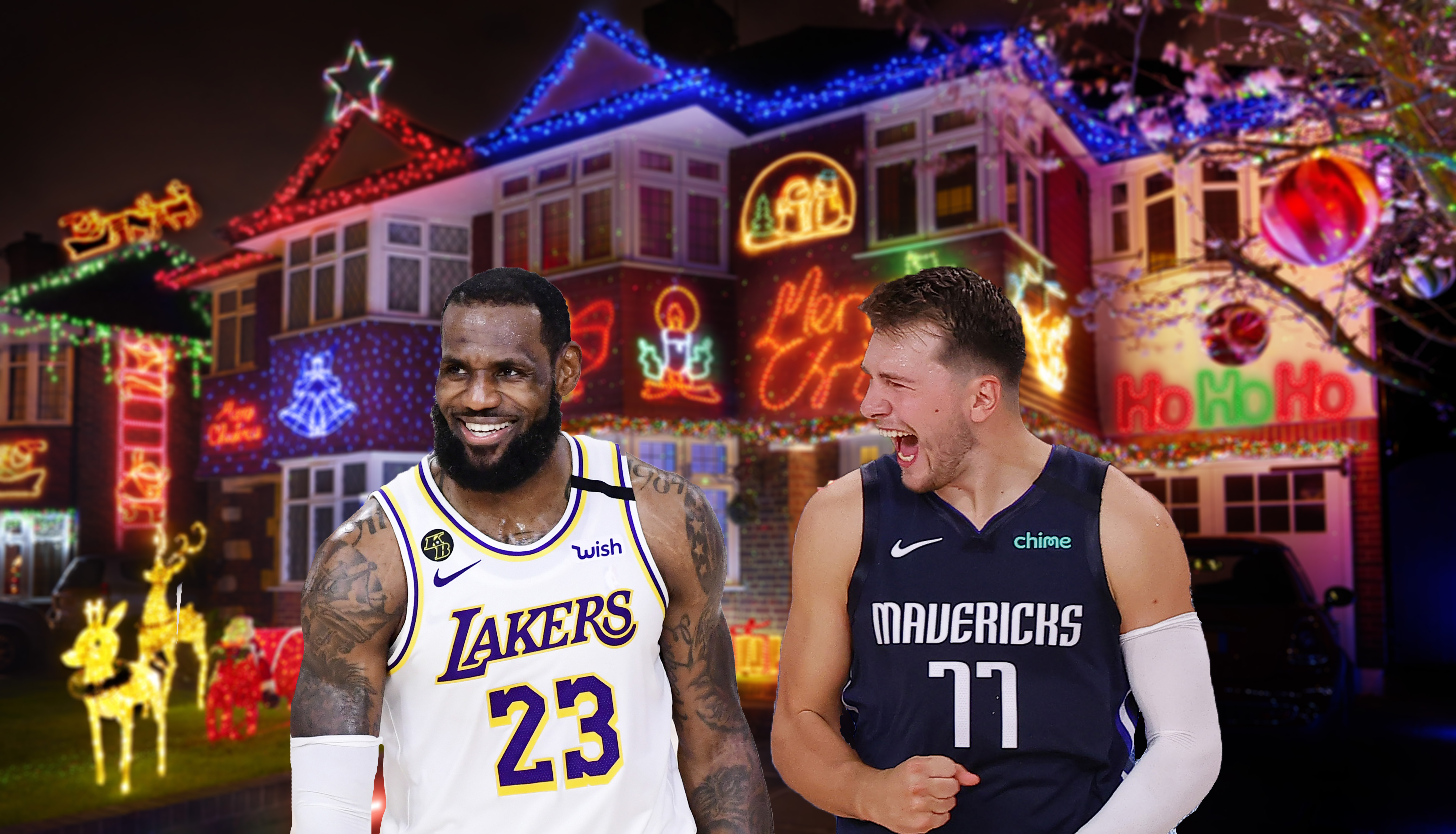 The NBA's Christmas Day schedule looks more lit than your