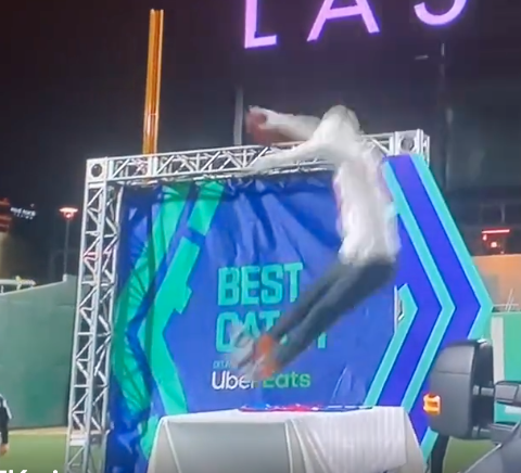 Watch Bills WR Stefon Diggs' make catch, go through table at Pro Bowl Best  Catch event 