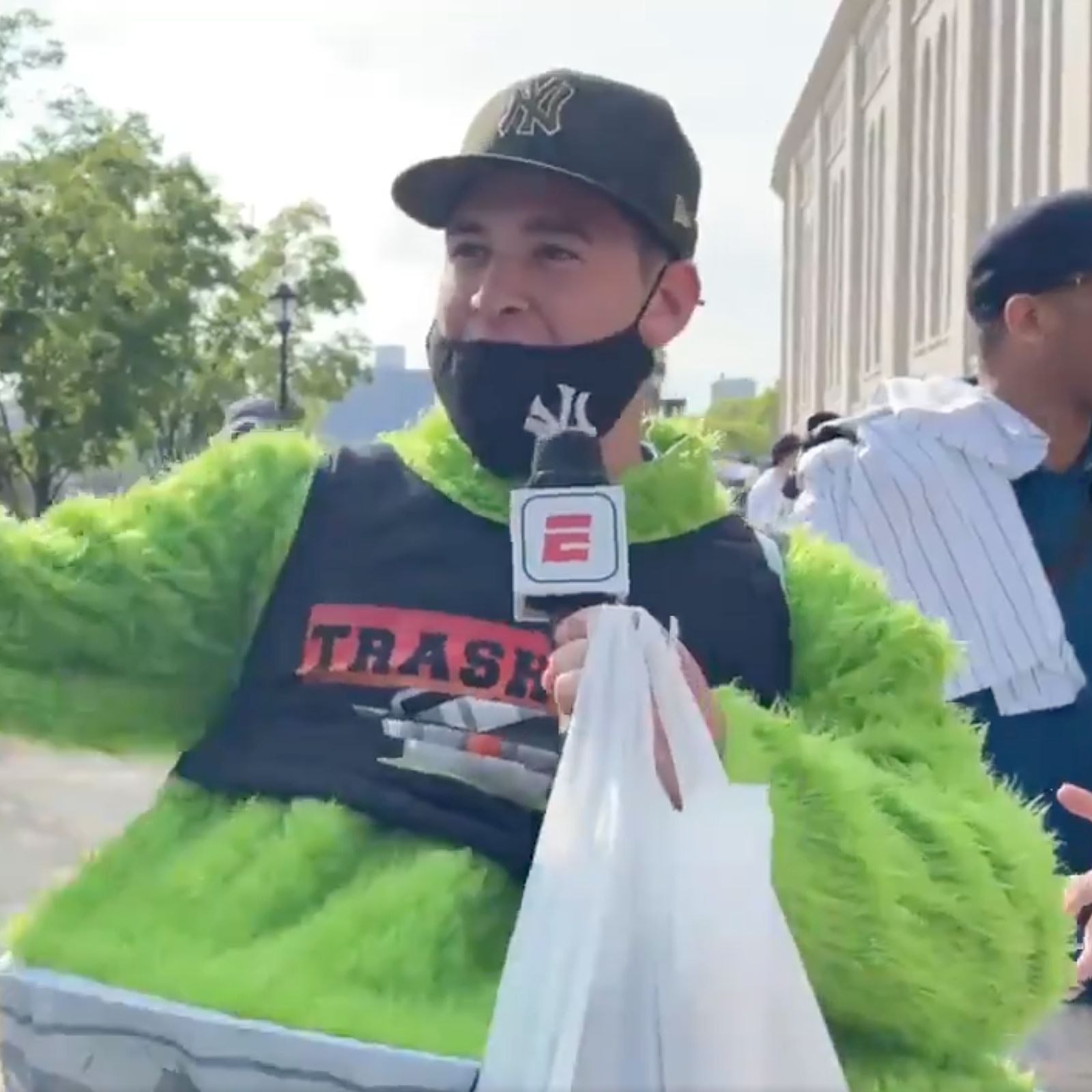 Oscar the Grouch turns up to help Angels fans trash Astros