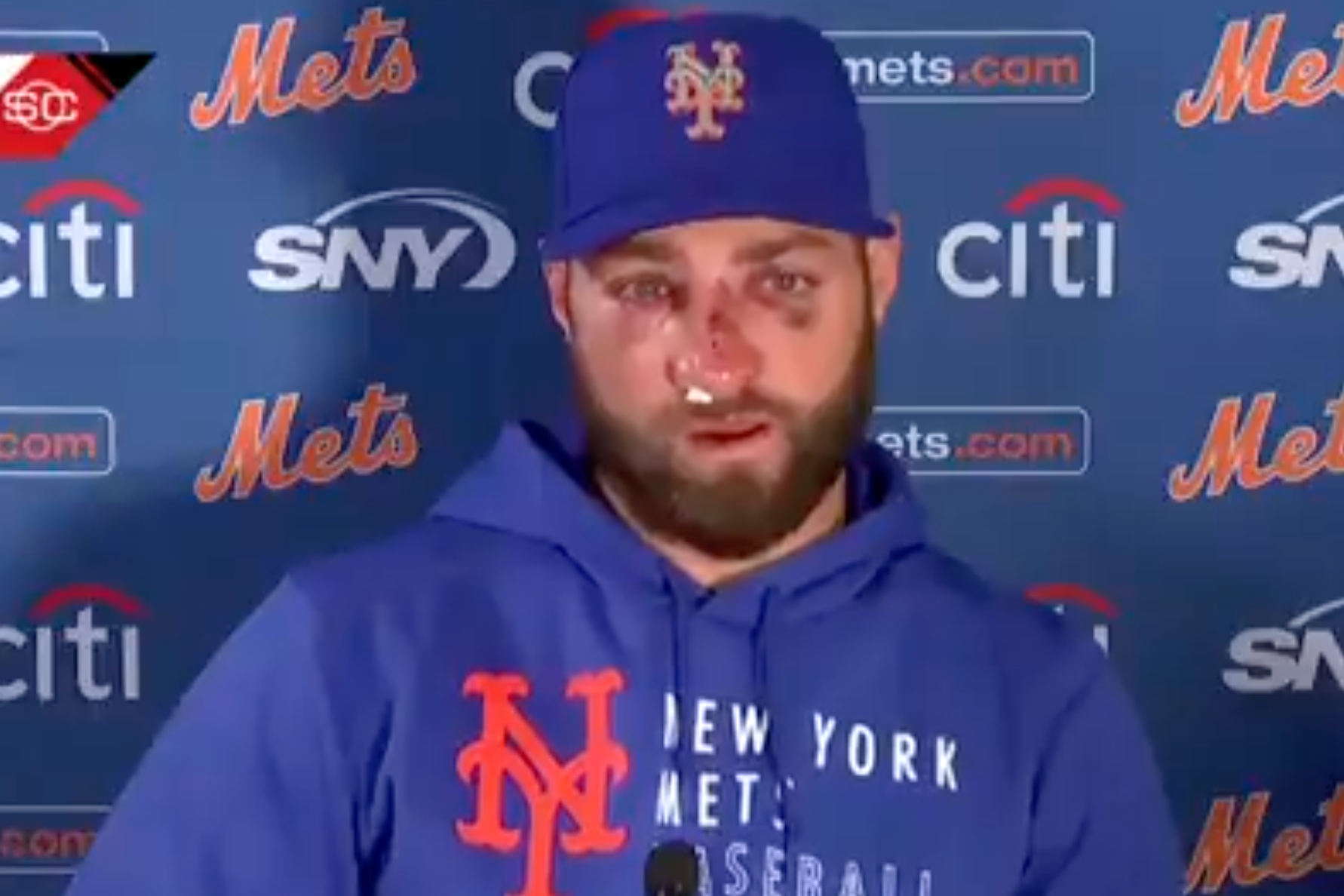 Mets' Kevin Pillar given CT scan after taking 95mph fastball to face, New  York Mets