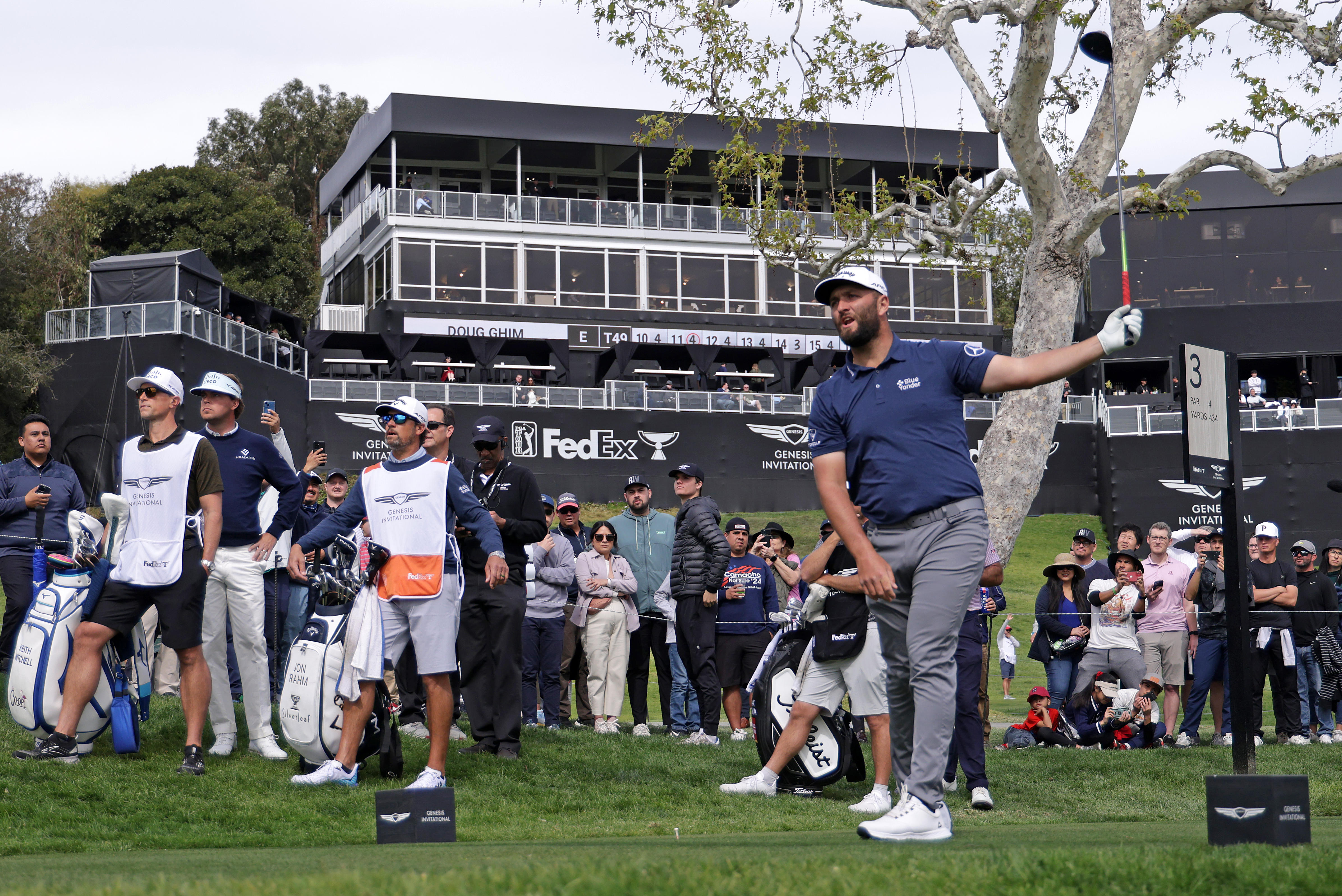 ESPN's Sage Steele reportedly struck in the face, hospitalized by errant  Jon Rahm tee shot during PGA Championship