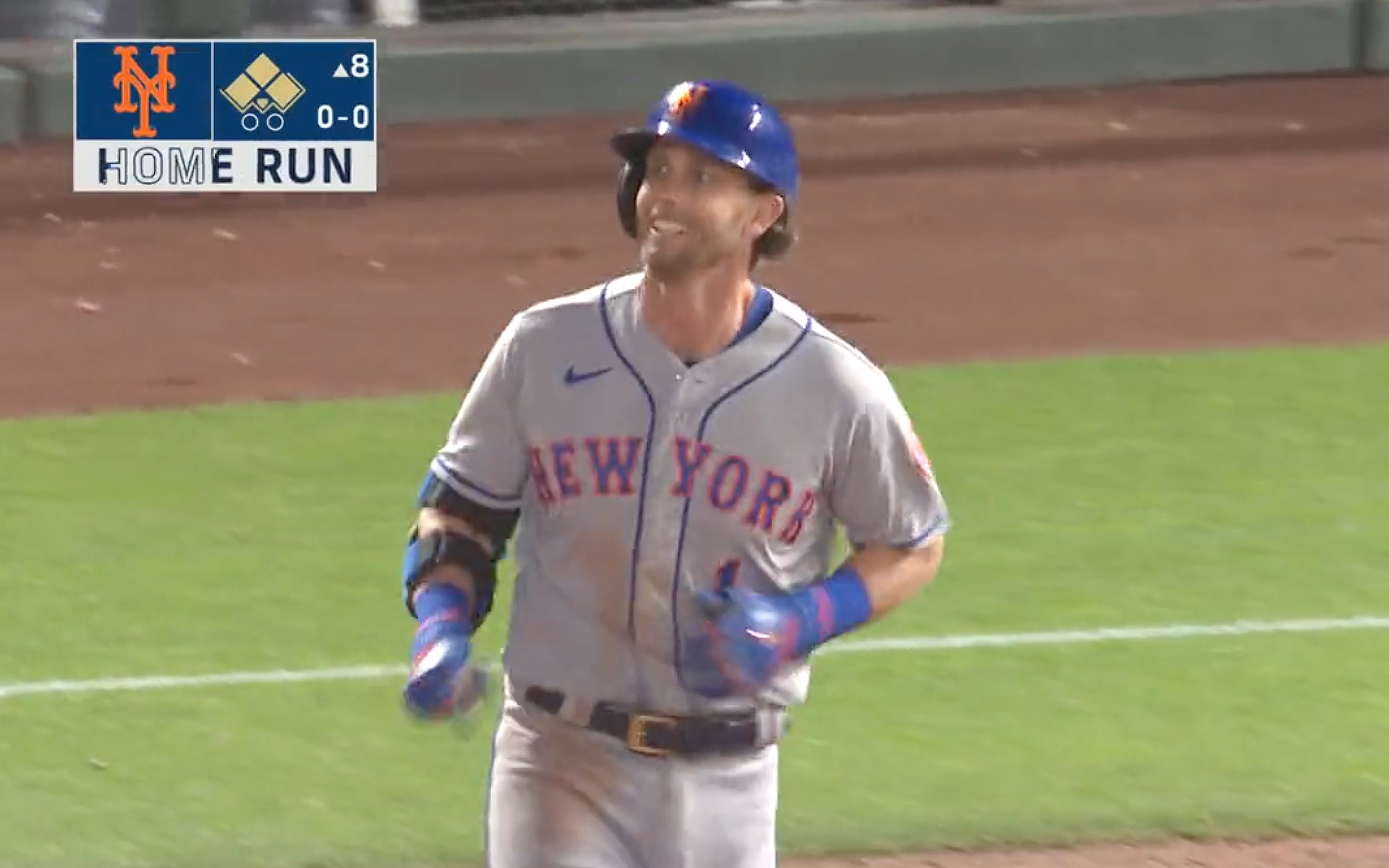 VIDEO: Jeff McNeil Hits Home Run After Fan Heckles Him About 'Power