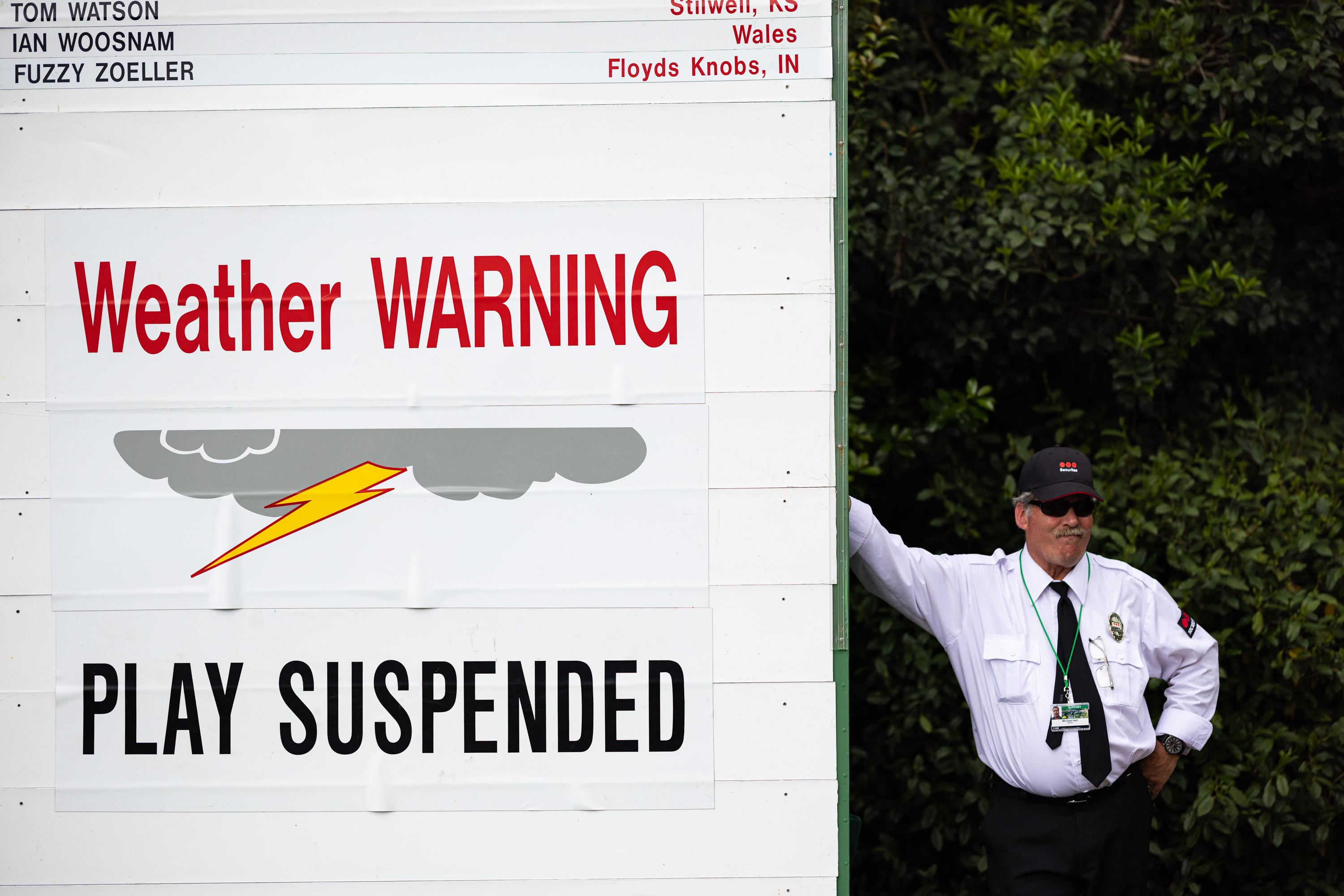 Masters Live Updates, Play suspended at Masters for the day